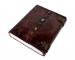 Extra Large 7 Chakra Stone Wicca Handmade Book Of Shadows Leather Journal
